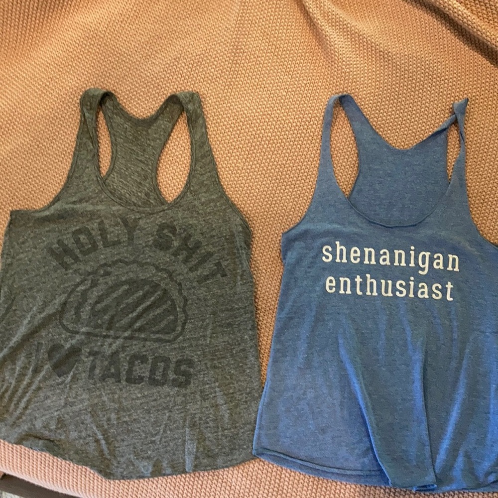 Two for the price of one workout tanks
